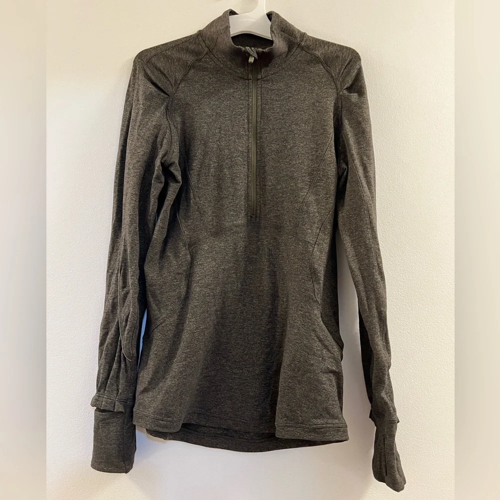 Lululemon Extra Mile 1/2 Zip *Reflective OH.
